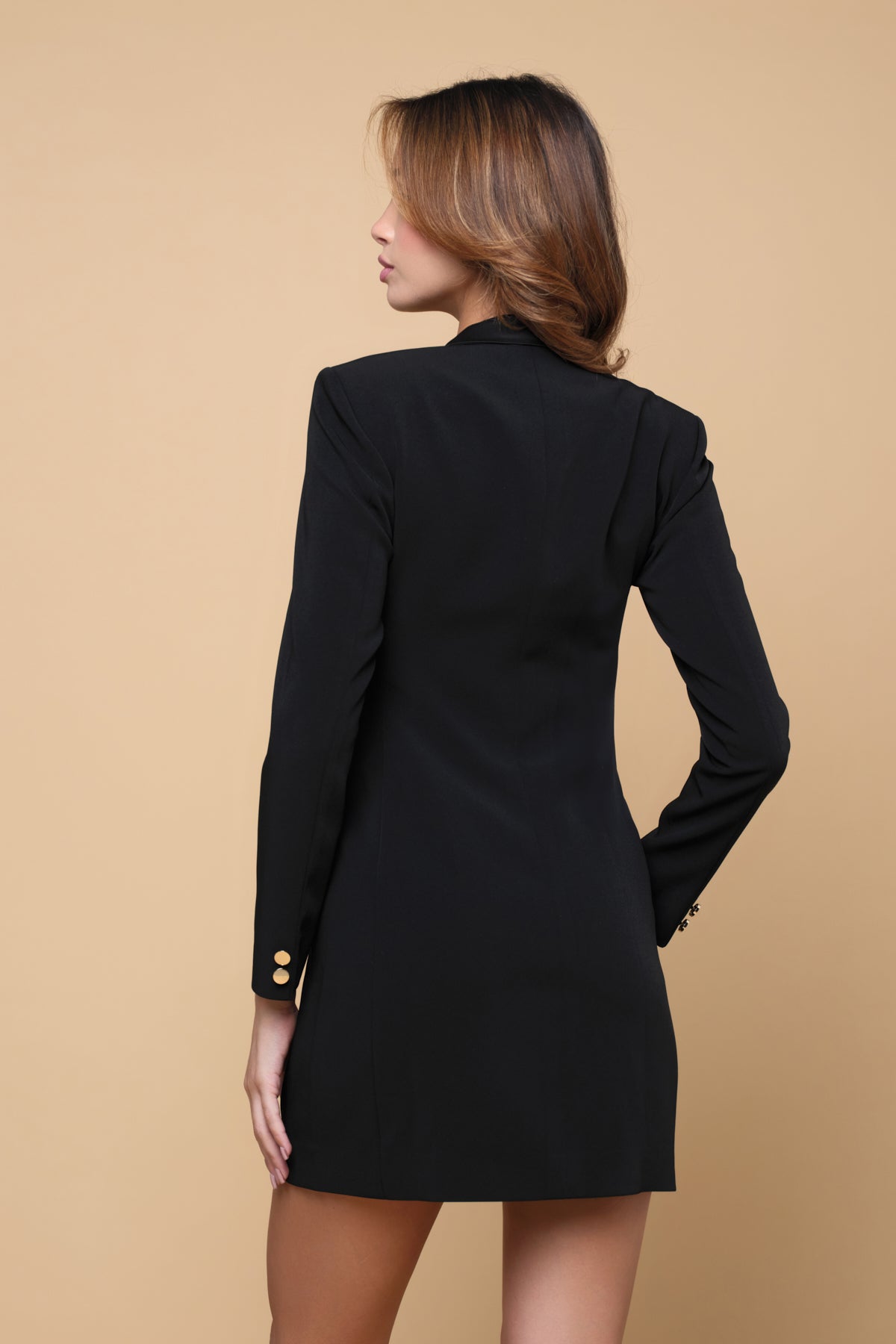 Confidence Blazer Dress - Black