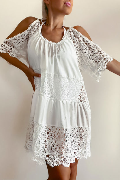 Lulu Short White Beach Dress