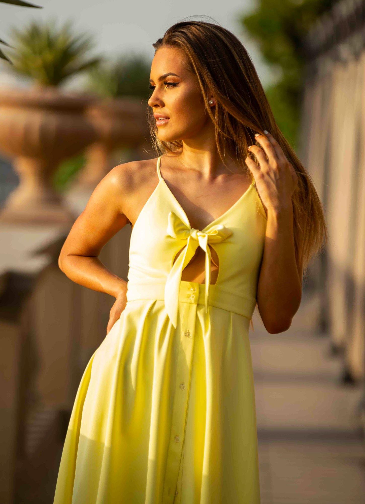 Riviera Yellow Dress - ANITAS