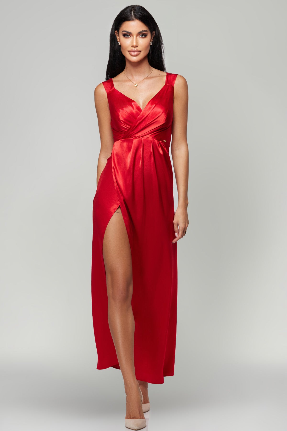 Long Shot Dress - Royal Red