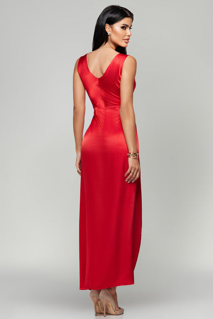 Long Shot Dress - Royal Red